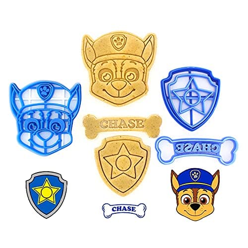 Cookie Cutter by 3DForme, Dog Chase Paw Cake Fondant Frame Mold for Buscuit