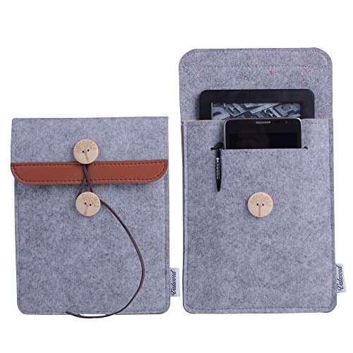 VALWORD 6 Inch Kindle Sleeve for All-New Kindle 2019/Kindle Paperwhite (Included 2018 Version)/Kindle Voyage/Kindle (8th Gen, 2016)/Kindle 4/5/Kindle Touch Protective Pouch Bag Case Cover