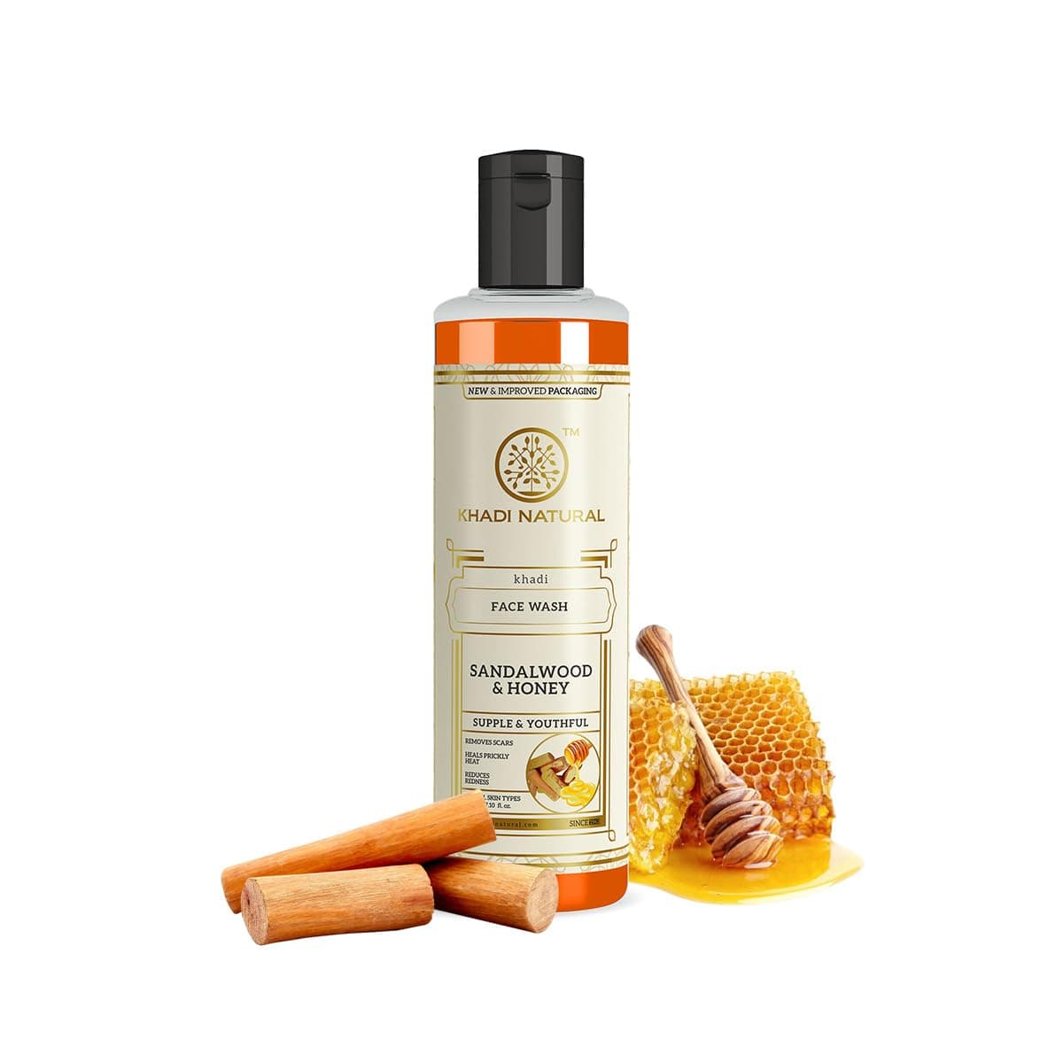 KHADI NATURAL SANDALWOOD & HONEY FACE WASH