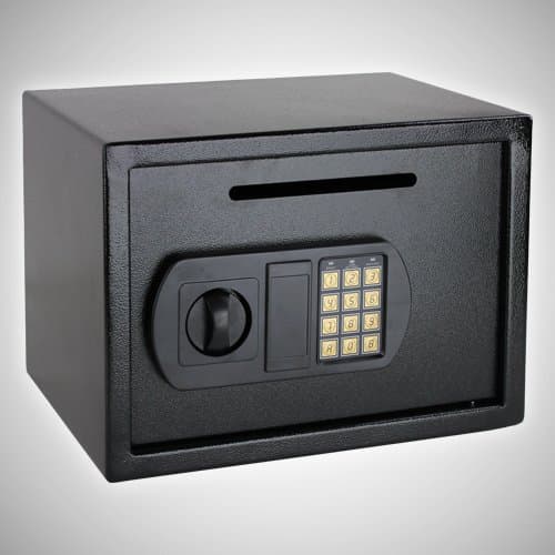 Digital Depository Safe Cash Drop Box for Home Office Hotel