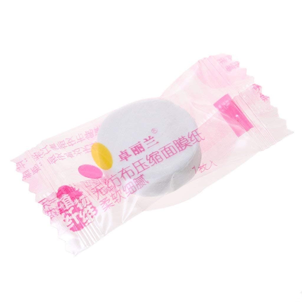 Compressed Facial Face Mask Sheet DIY Facial Mask Paper Spa Skin Care, 60pc