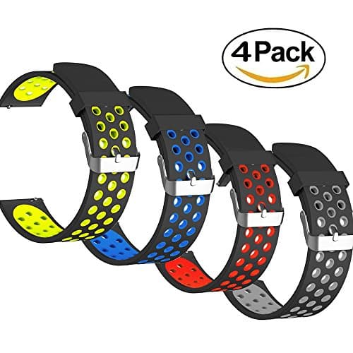 Vivoactive 3 Band,ViCRiOR Quick Release Soft Silicone Watch Band Replacement Strap for Garmin Vivoactive 3