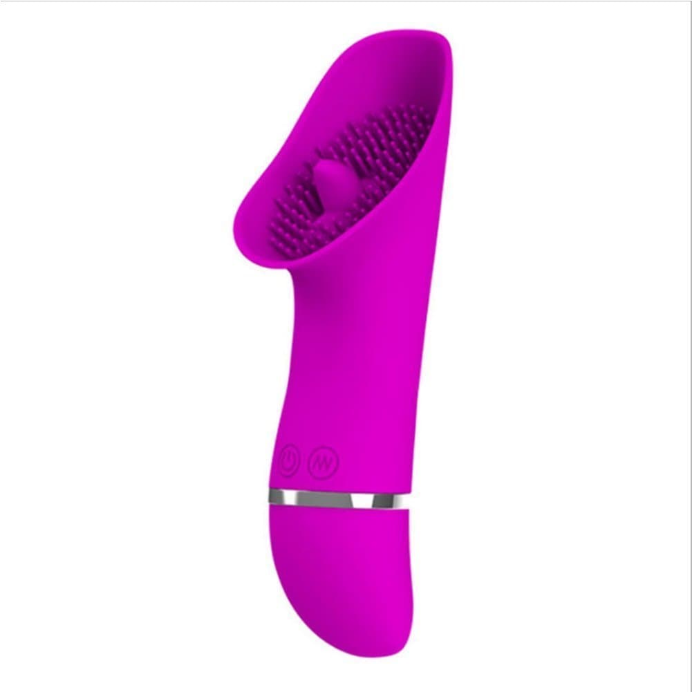 Tongue Vibrate Toy Oral Tongue Simulator, Waterproof 30 Frequency Vibration Wand, Multi Speed Clitorial Sucking Toy for Female