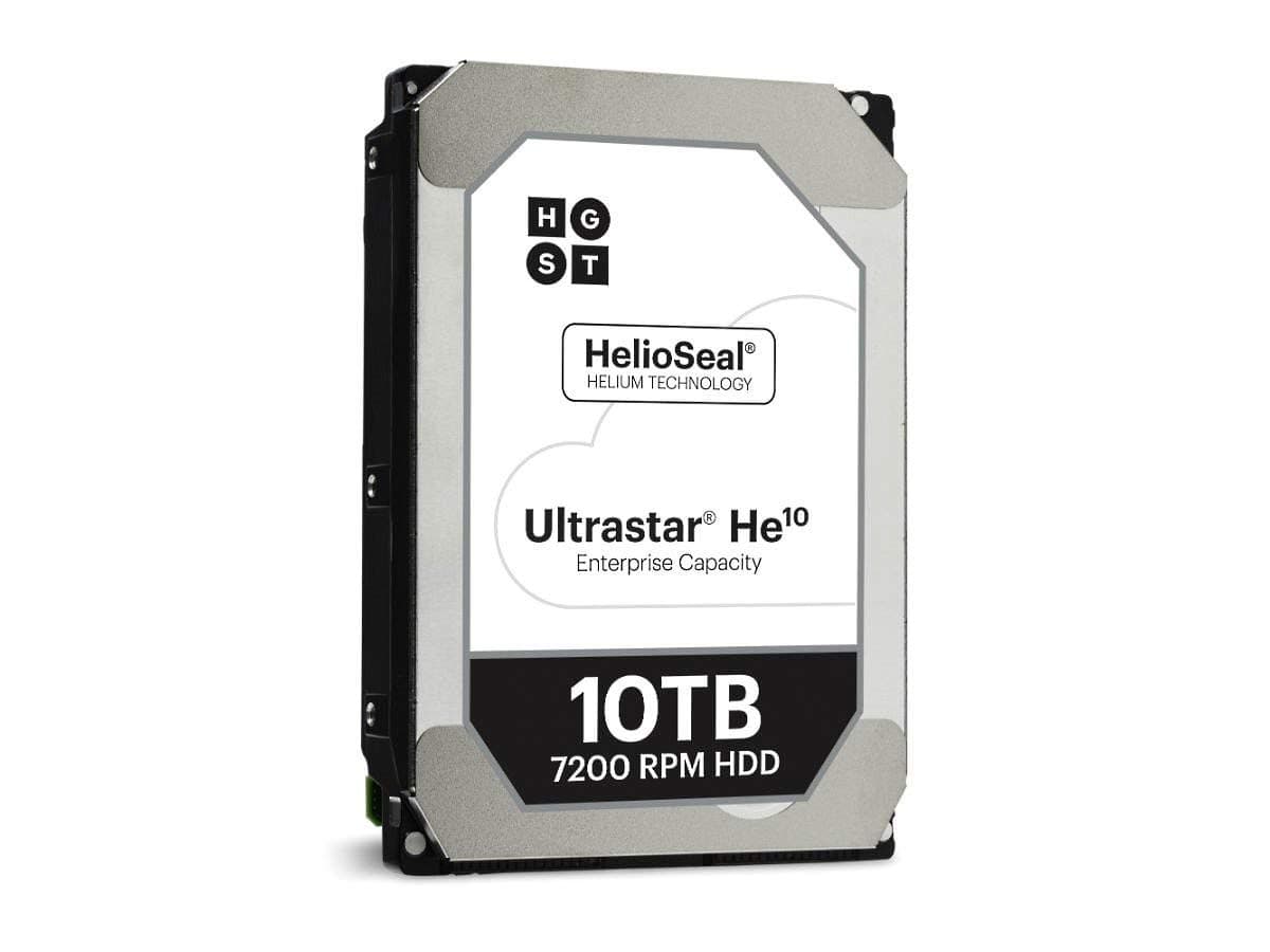 HGST Ultrastar He10 10TB SATA 6Gb/s 7200 RPM 256MB Cache 3.5-Inch Enterprise Hard Drive (HUH721010ALE604) (Renewed)