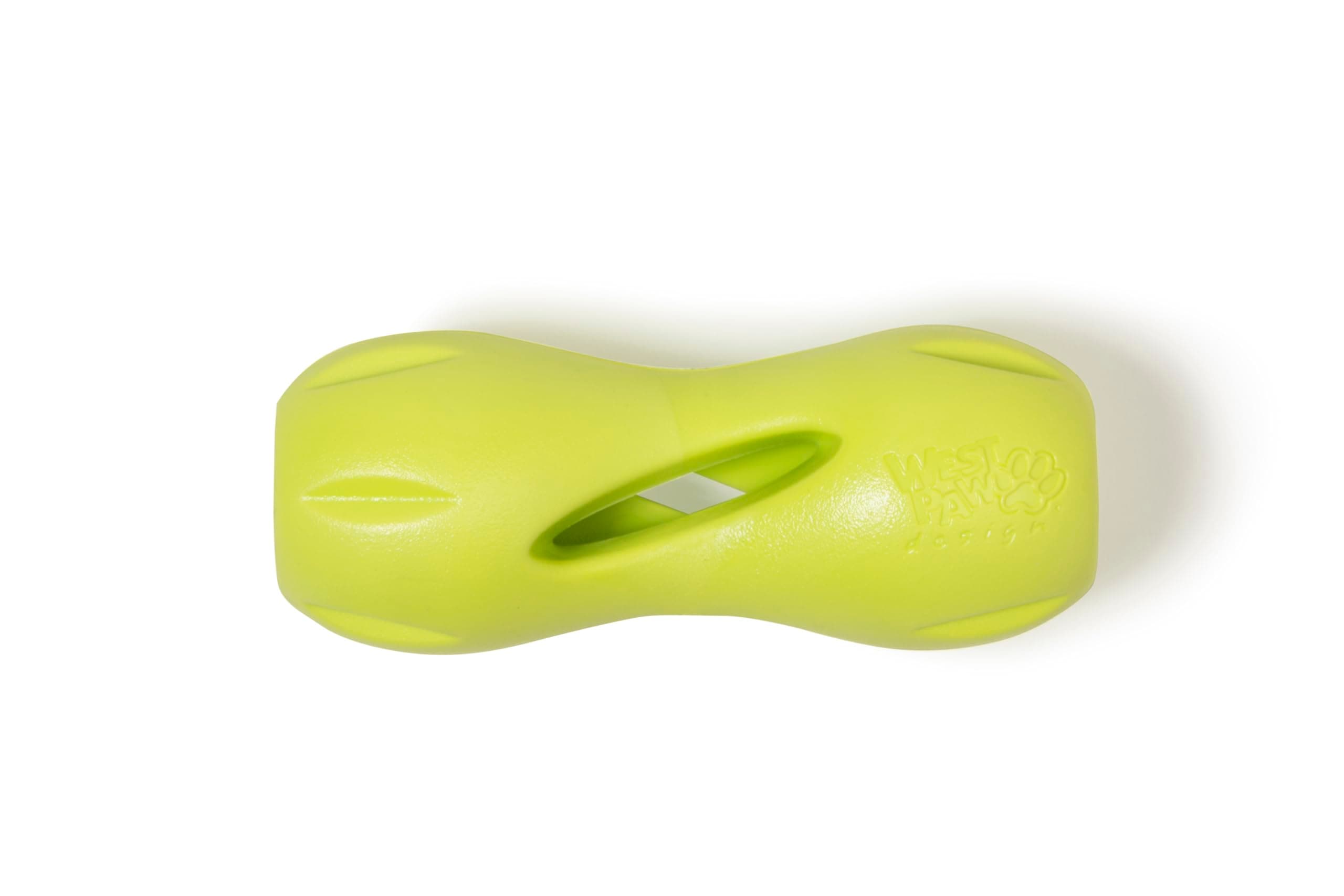 West Paw Zogoflex Qwizl Interactive Treat Dispensing Dog Puzzle Treat Toy for Dogs, Granny Smith, Small