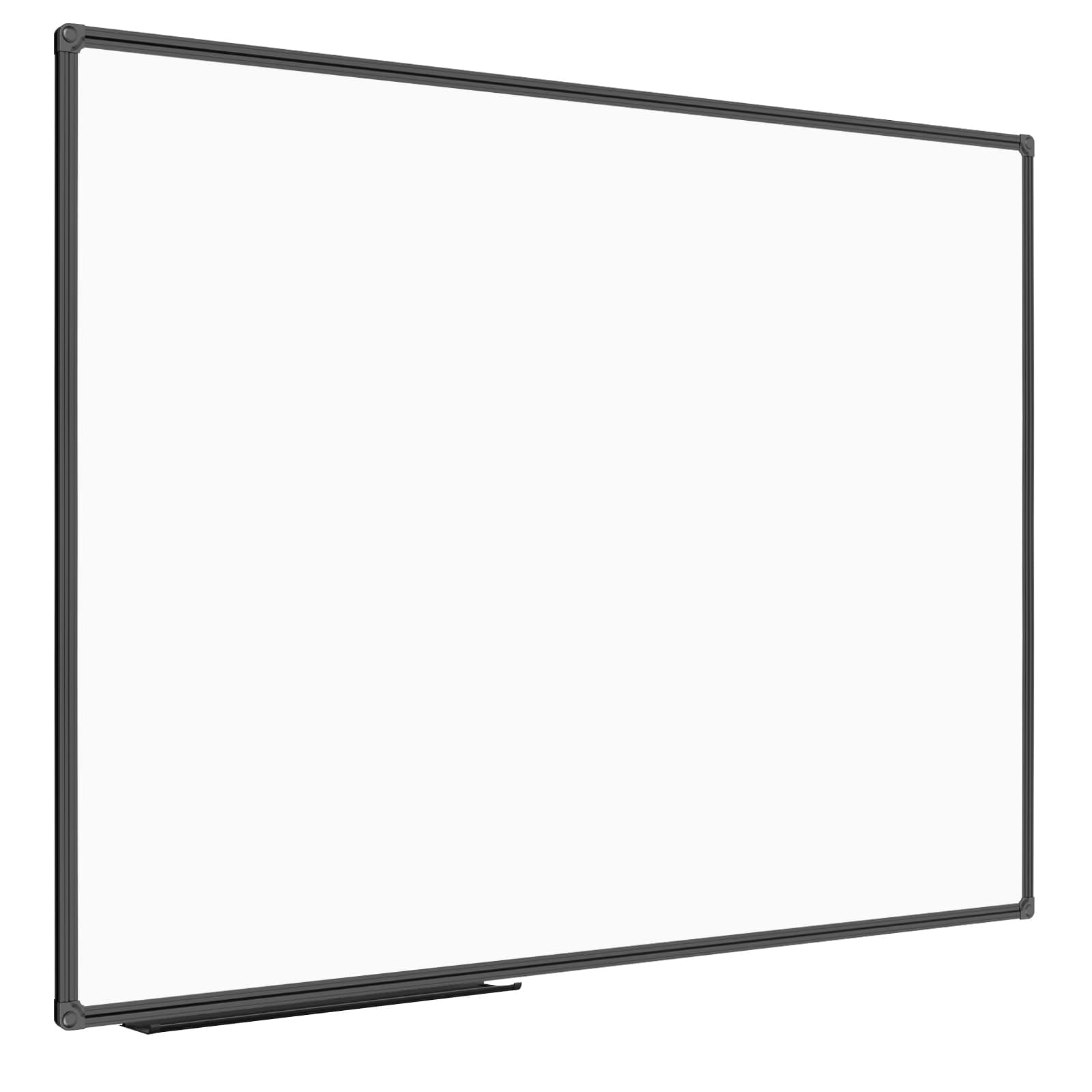 JILoffice Magnetic Whiteboard/White Board, Dry Erase Board 48 x 36 Inch, Black Aluminum Frame Wall Mounted Board for Office Home and School