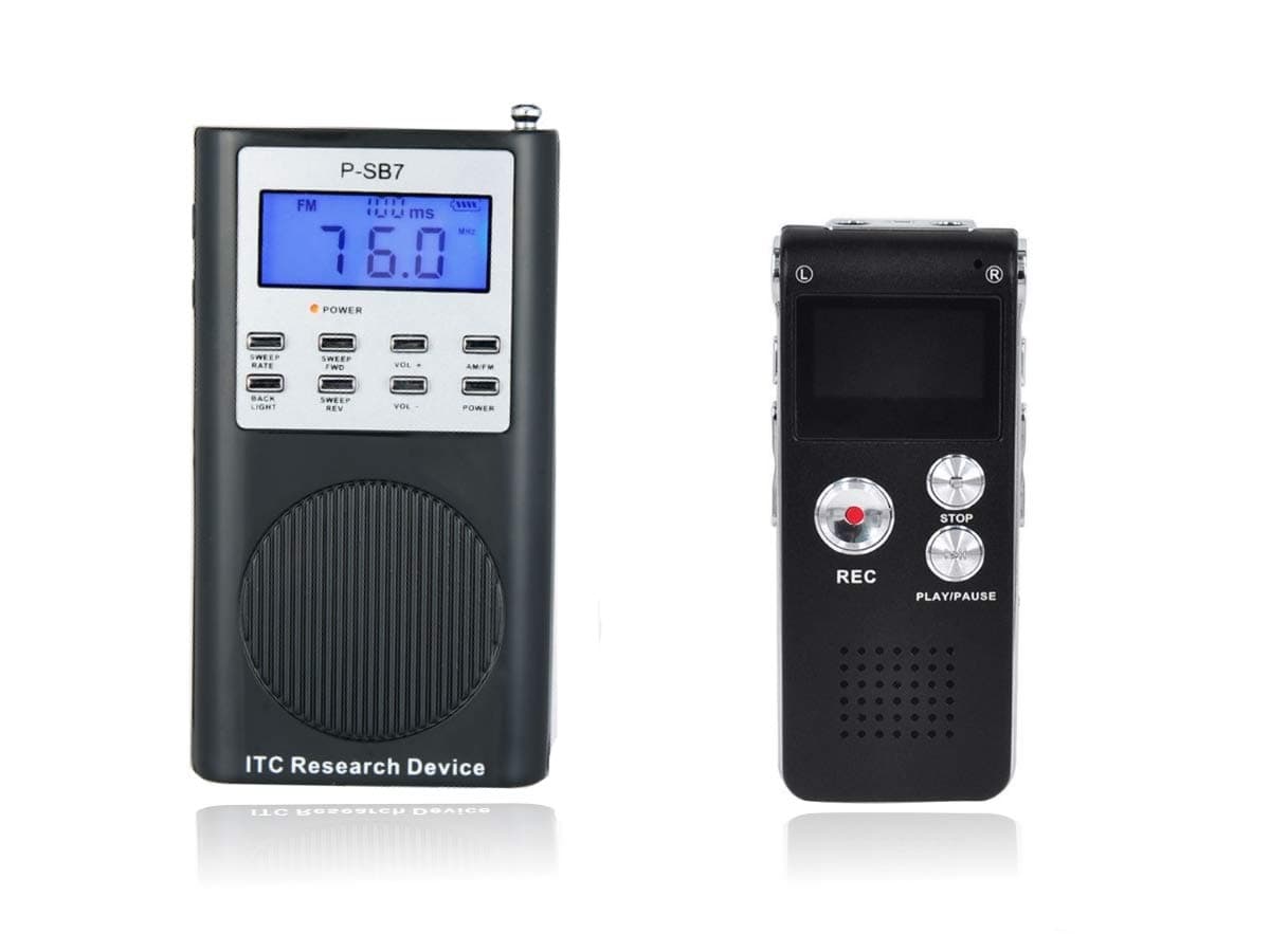 Ghost Hunt P-SB-7 Spirit Box & Digital Voice Recorder with Free Speaker Included