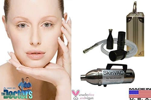 UltraRadiance: SV12014 ProDeluxe SkinVac icroderMmabrasion System Includes Our Made in the USA Ultra Bullet Vacuum and 2 "Forever" Diamond Tips In a Premium Locking Metal Carrying Case,Silver