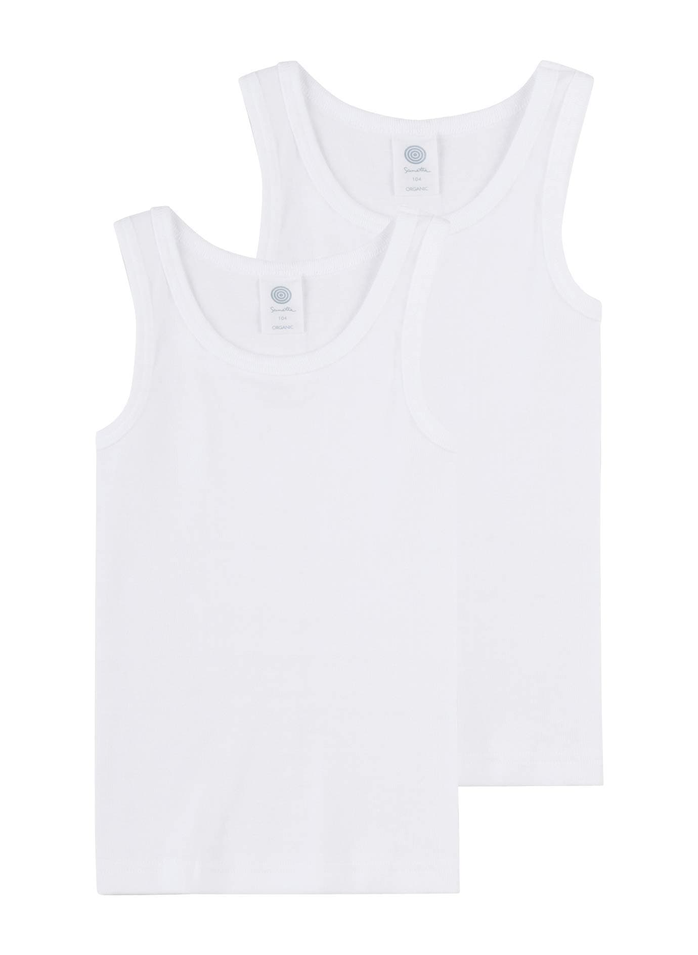 Sanetta Boy's Bio Cotton Undershirt vest (Pack of 2)