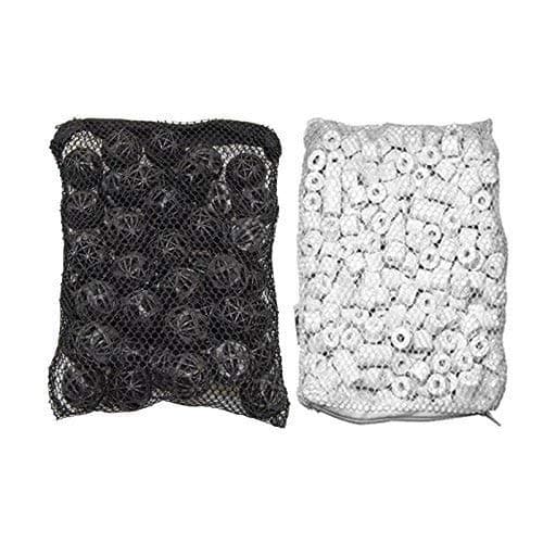 Bio Balls in Media Bags for aquarium canister filter set of 500g Ceramic Rings + 50 pcs by EFU