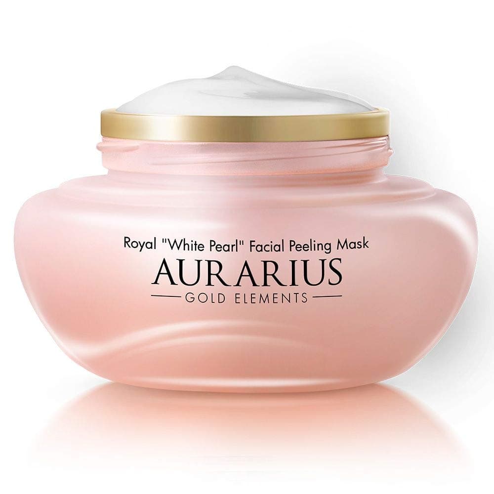GOLD ELEMENTS AURARIUS 24K ROYAL „WHITE PEARL“ FACIAL PEELING MASK,HYPOALLERGENIC, NATURAL COSMETICS, NO PARABEN, IDEAL FOR ALL SKIN TYPES,RICH WITH MINERALS &VITAMINS, SOFTEN THE SKIN. 60 ml.