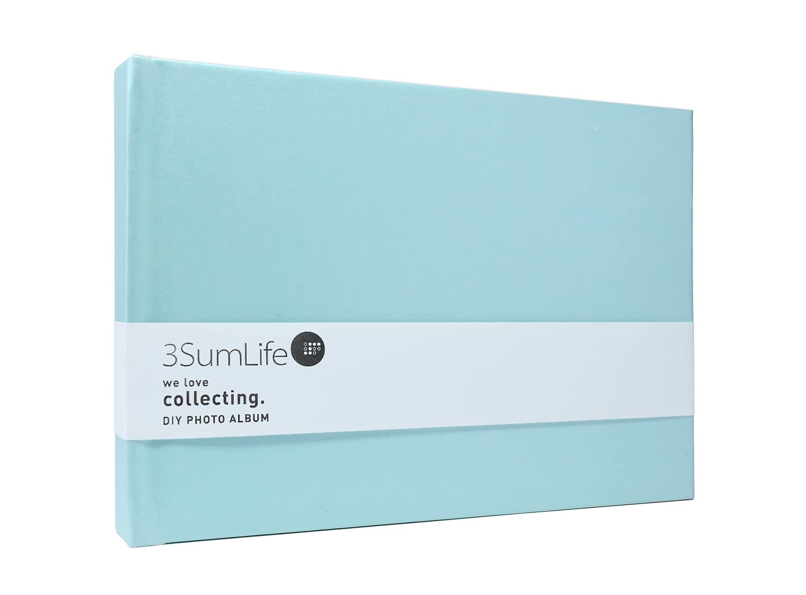 3SumLife Scrapbook Polaroid Photo Album DIY Fujifilm Instax Album Hard Cover Elegant Memory Book With Accessories Christmas Family Valentines Day Thanksgiving Day and Birthday Gift 4C(blue)