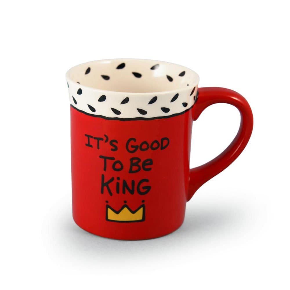 Our Name Is Mud by Lorrie Veasey "Good to be King" Mug, 4-1/2-Inch
