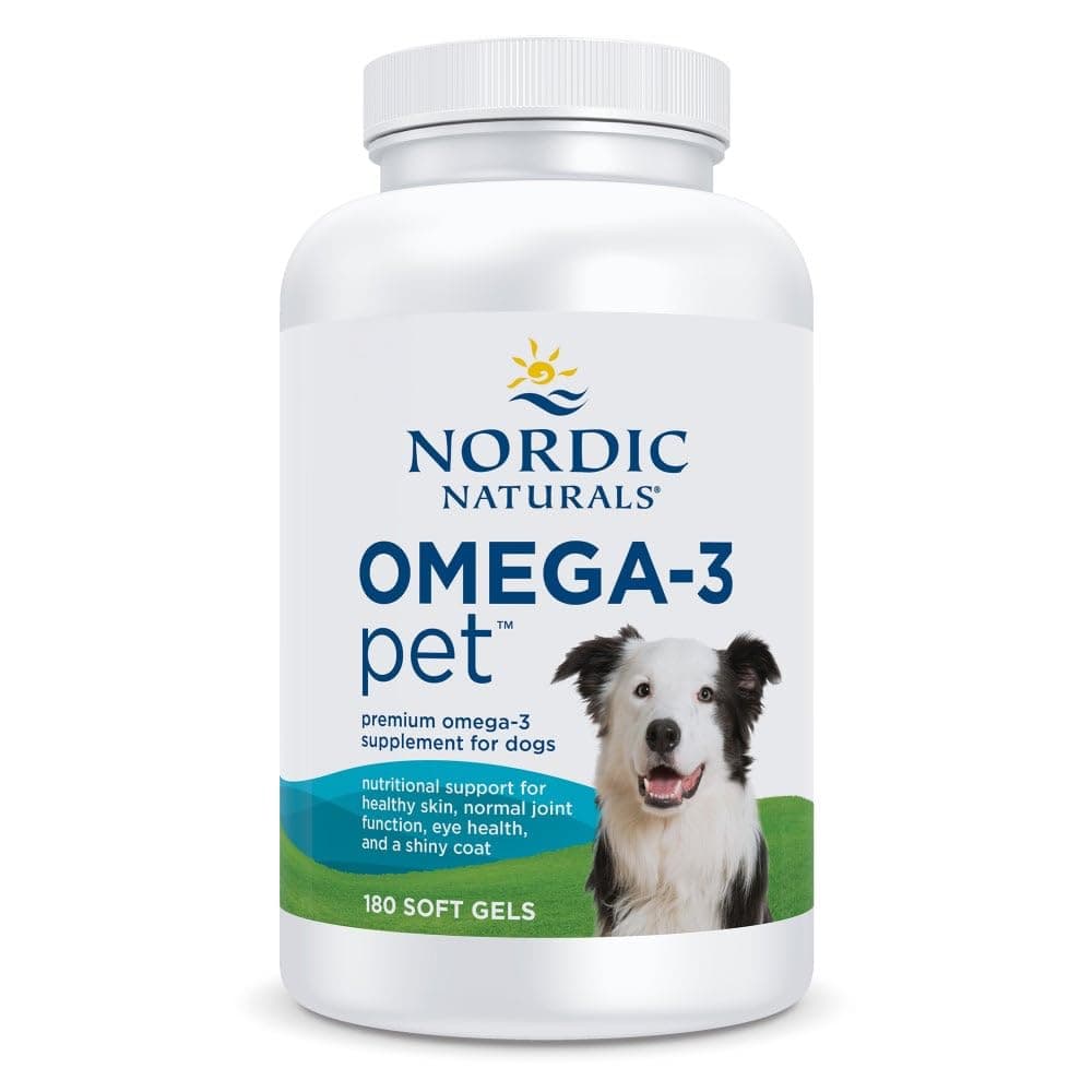 Nordic Naturals - Pet-Omega-3, Promotes Optimal Pet Health And Wellness, 180 Soft Gels