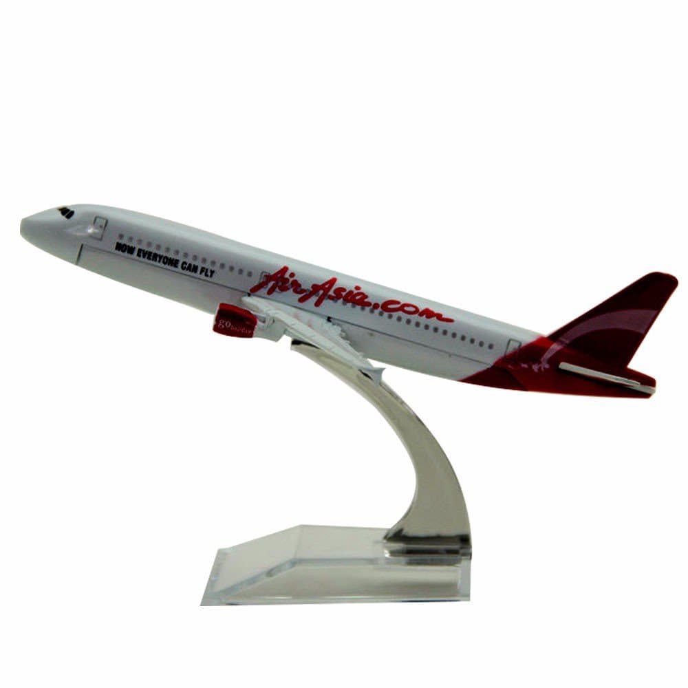 Gaobei 16cm Asia Airways Airbus A320 1:400 Clip-Together Model