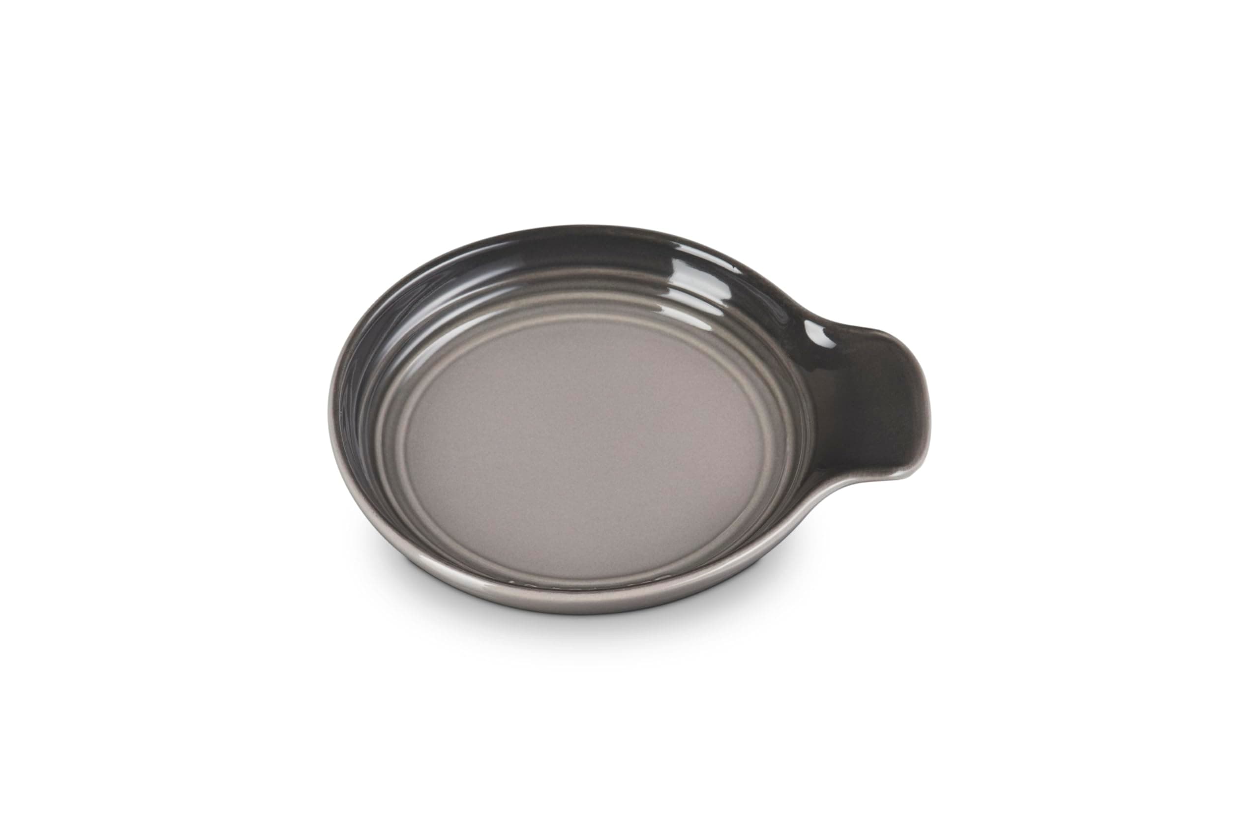 Signature Stoneware Spoon Rest, 6 Inches, Oyster