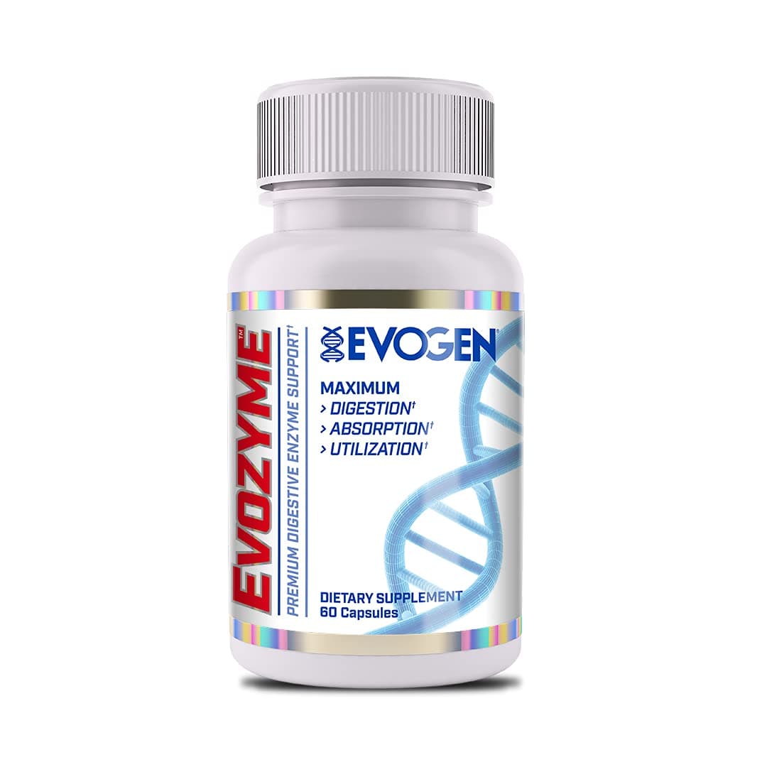 Evogen Evozyme - Premium Digestive Enzymes for Women & Men | Enzymes for Digestion with Absorption & Nutrient Utilization Support | 60 Capsules