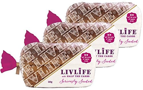 Livlife Seriously Seeded Low Carb Bread x 3 Loaves