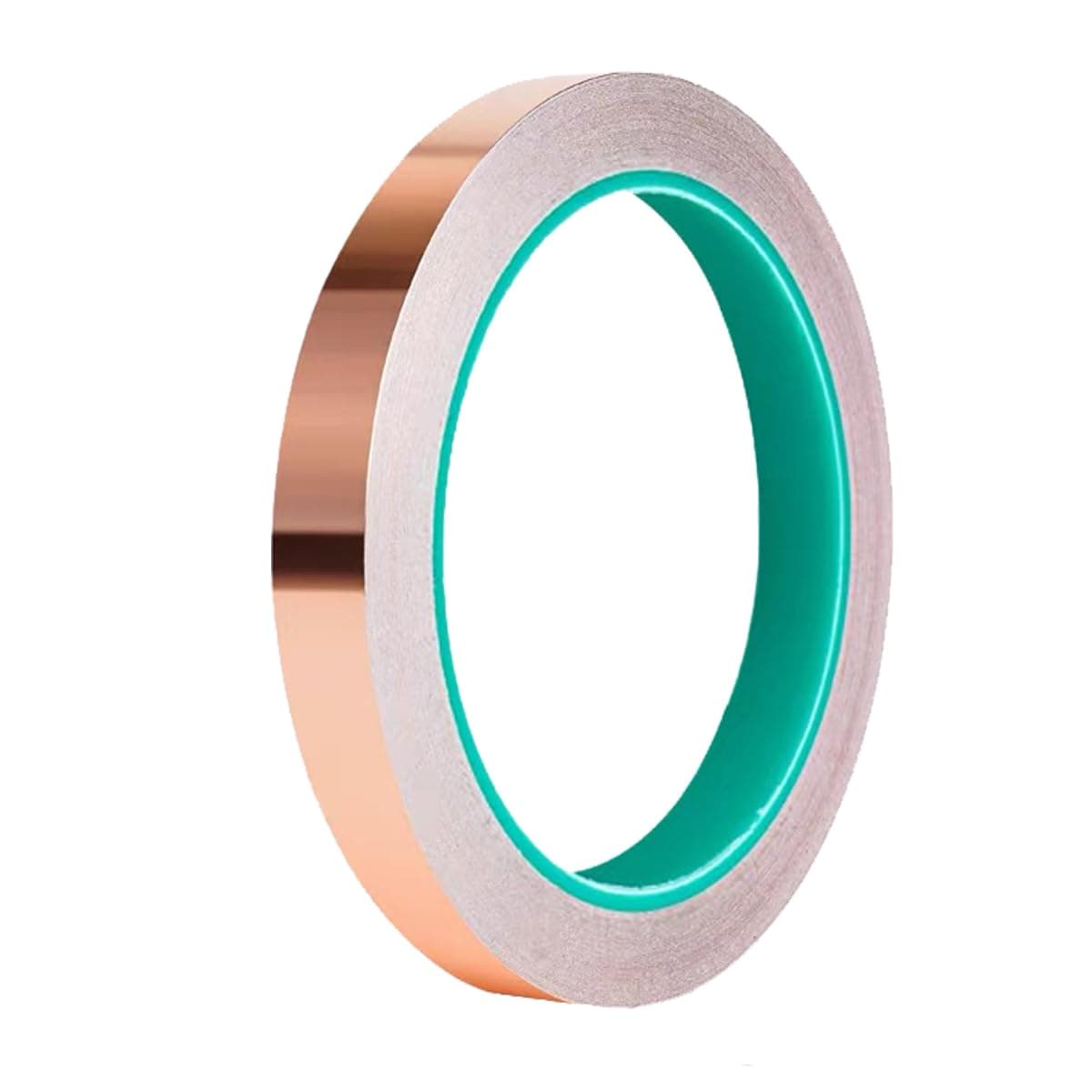 Copper Foil Tape with Double Sided Conductive,10mm x 25m Adhesive Copper Tape for EMI/RF Shielding,Electronics Repair,Paper Circuits,Electrical Bonding,Stained Glass,Grounding,Arts,DIY Crafts