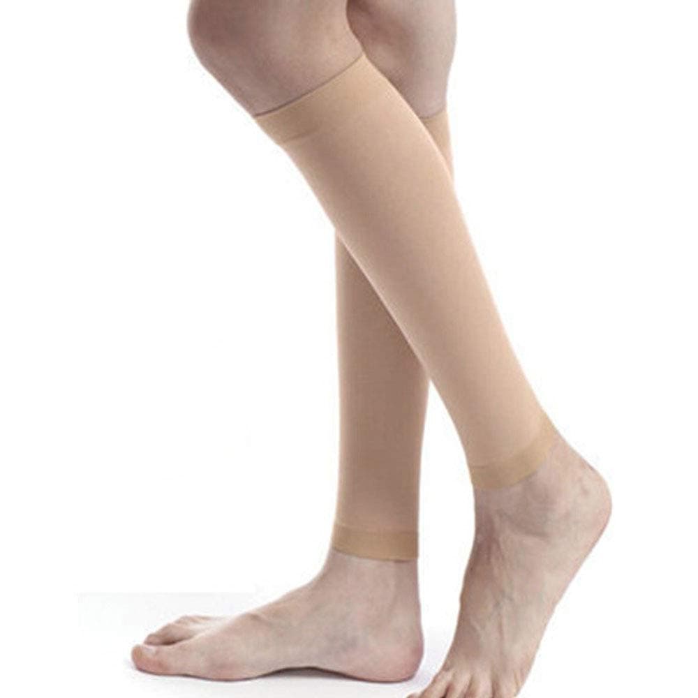 1Pair Medical Calf Compression Sleeve 30-40mmhg Men Women Footless Calves Compression Sleeves Varicose Veins