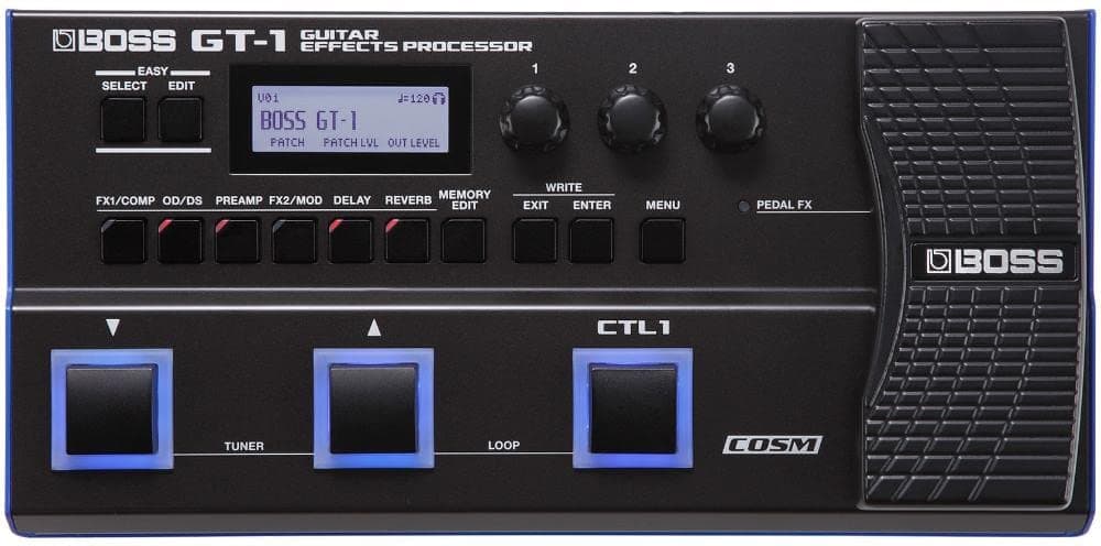 GT-1 | Compact Guitar Effects Processor | Packed with Iconic Amps & Effects | Premium Sound Engine | Ideal for Beginner Guitarists | Durable & Lightweight | FREE Pro Patches via BOSS Tone Central