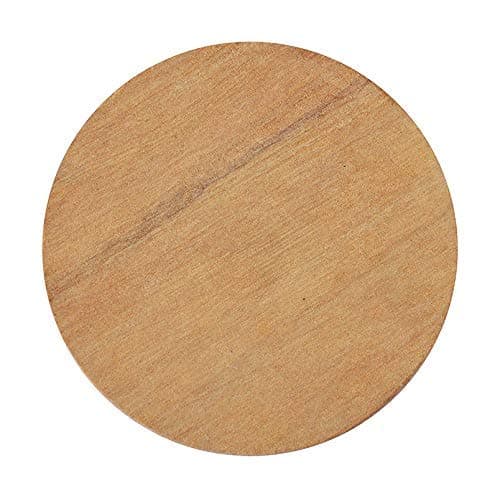 Shopnetix Stone Specialized Board for Rubbing Sandal Wood (Brown , Medium , 4 inch/10 cm)