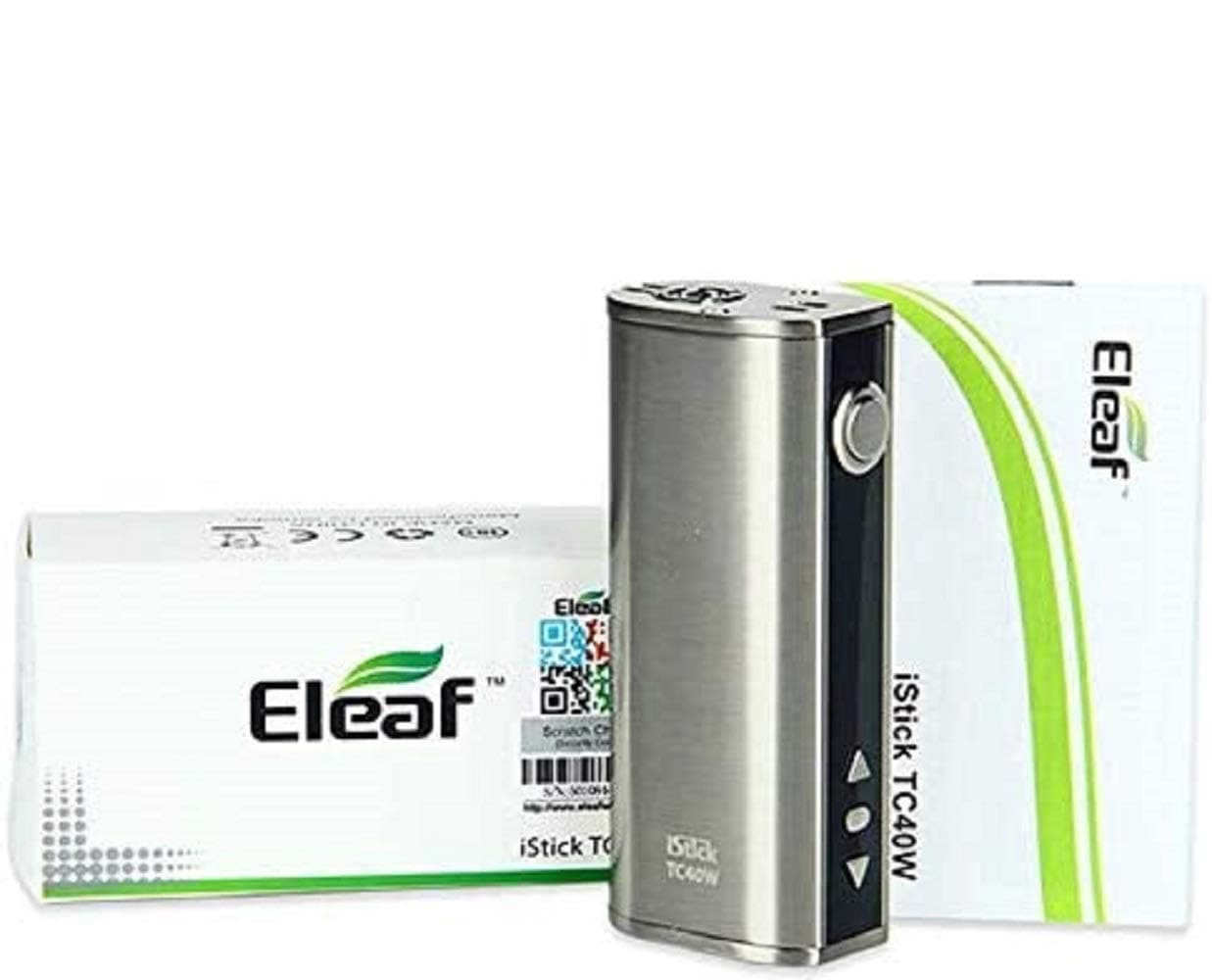 Genuine iStick 40W TC Temperature Controlled Box Mod, No e Liquid, No Nicotine (Gray)