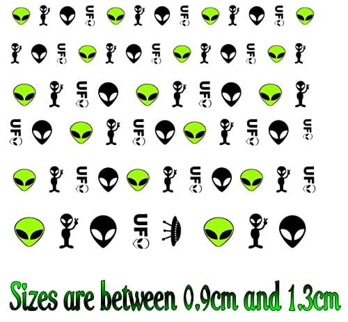 Alien Collections (Alien Nail Art Decals)