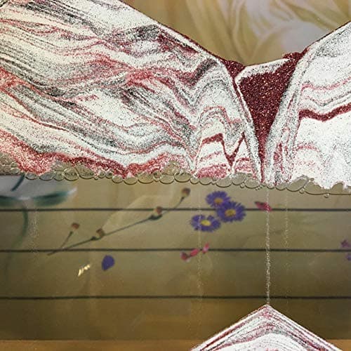 Luv America Dynamic Liquid Moving Sand Art Picture - Large 8 1/2 X 7 Display.