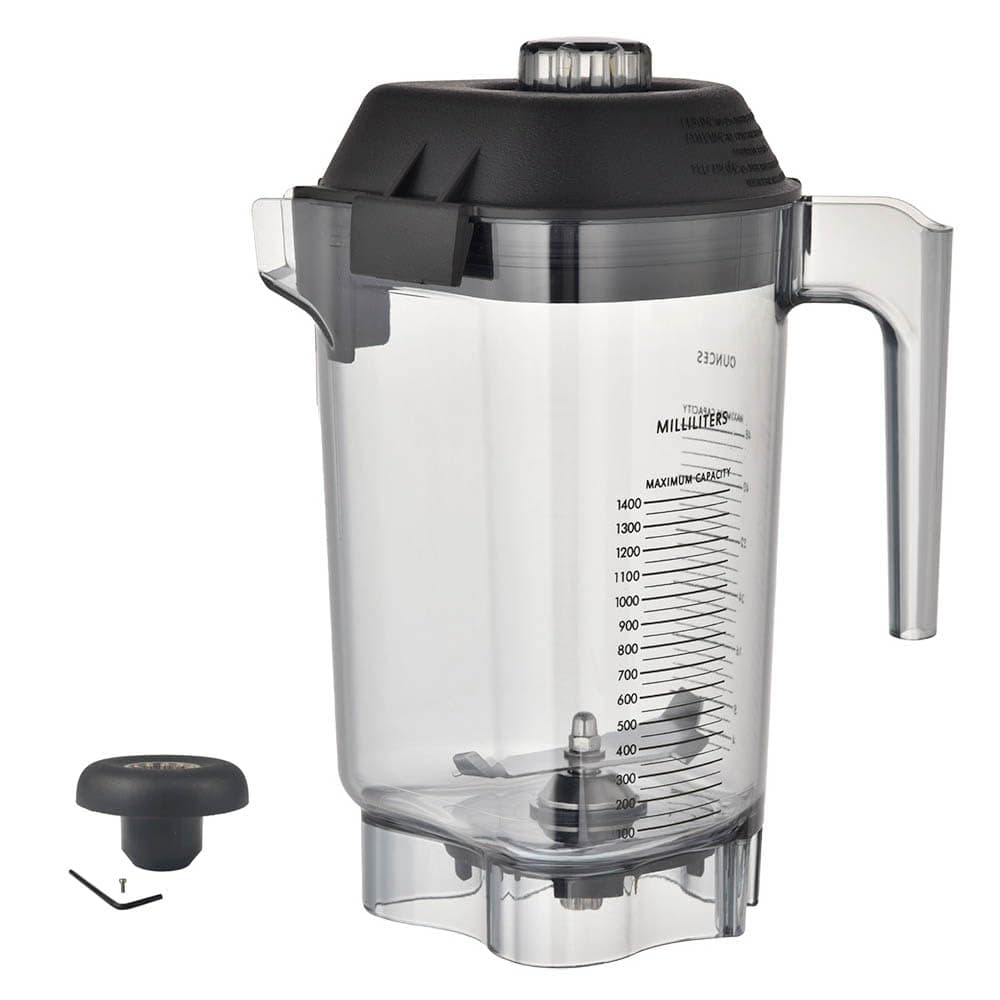 for Vitamix Blenders 48 oz Advance Container, replace Touch & Go, The Quiet One, Drink Machine, Barboss and Blending Station Advance Commercial Series Pitcher Jar Cup - 3 Year Warranty