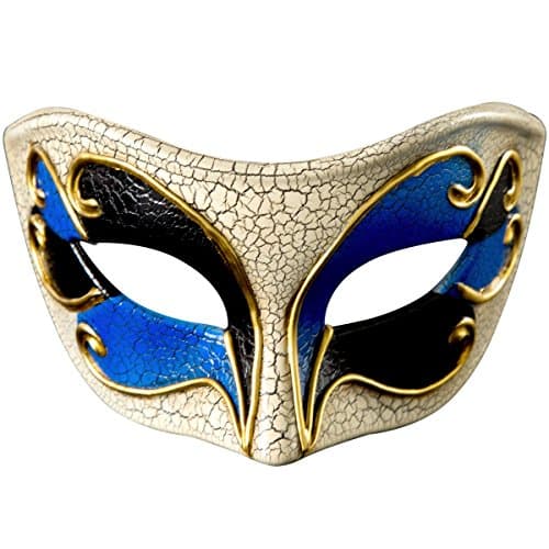 Mask Masquerade Vintage Retro Venetian Crack Party Mardi Gras Costume Halloween