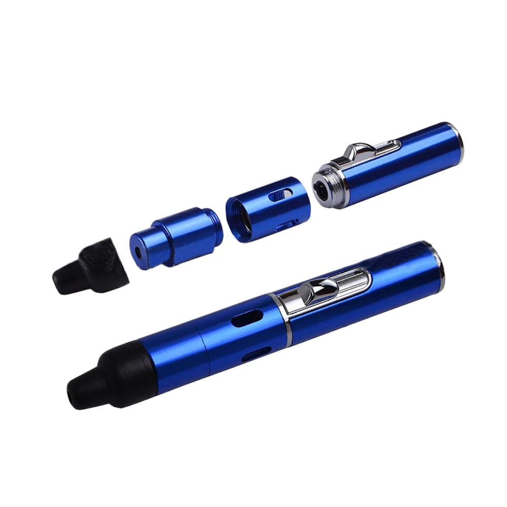 Blue Detachable Metal All in One Pipe for Herb Leaves, Spices