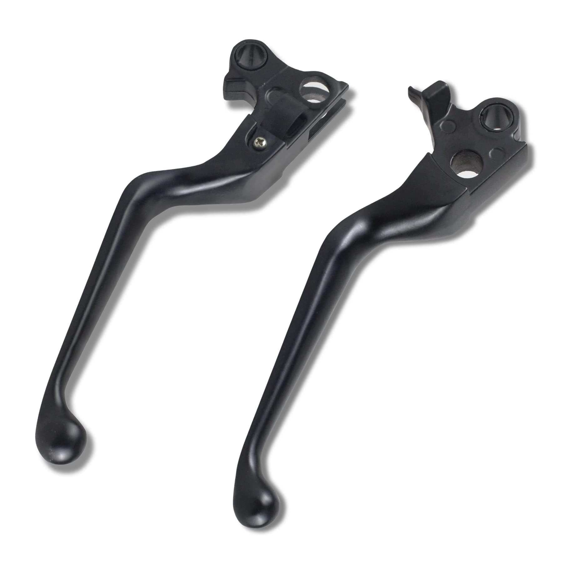 NTHREEAUTO Black Brake Clutch Lever Hand Levers Compatible with Harley Sportster 883 1200 Dyna Softail Electra Glide Road King Touring Fat Bob