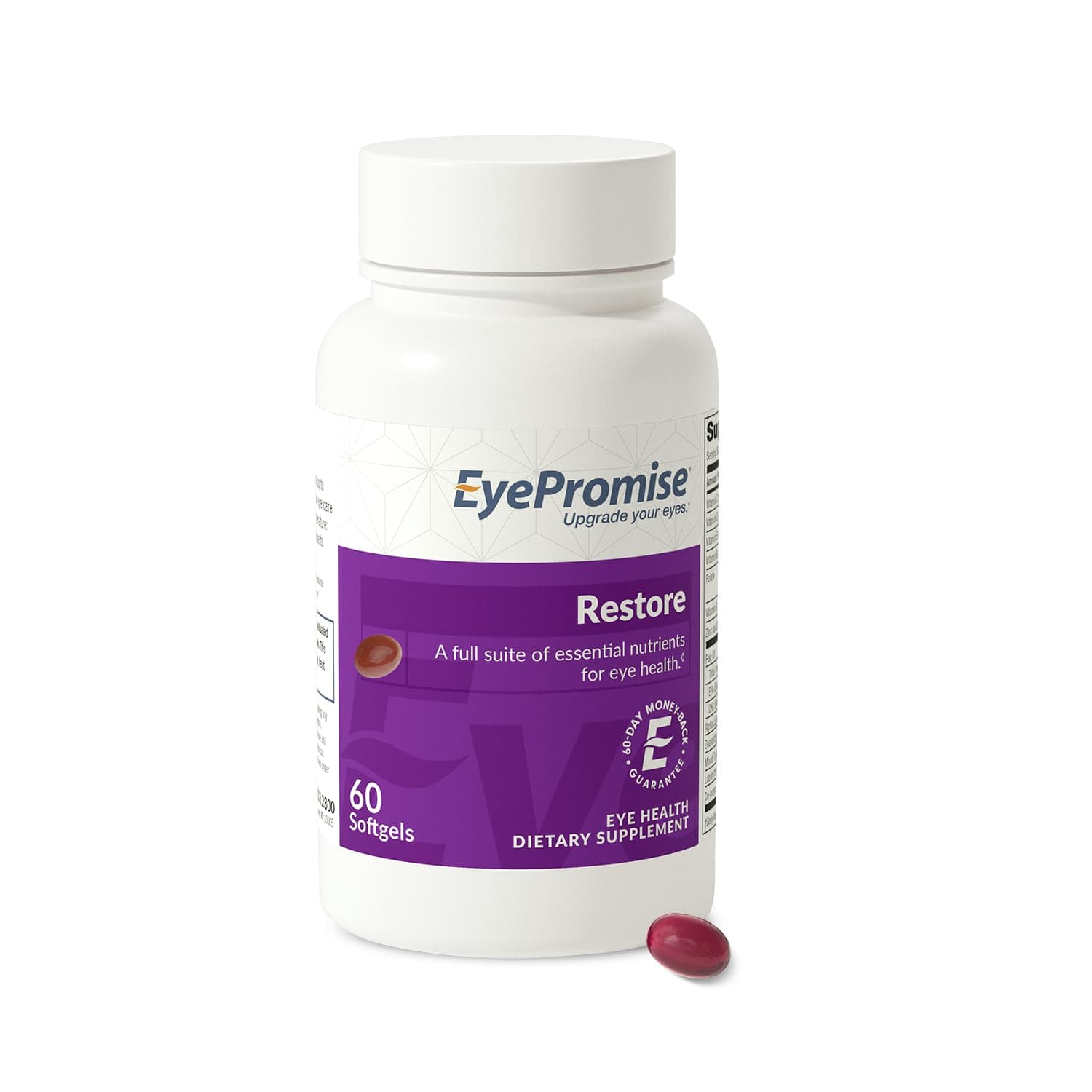 EyePromise Restore Supplement - Complete Macular Health Formula with Zeaxanthin & Lutein for Ocular Nutrition