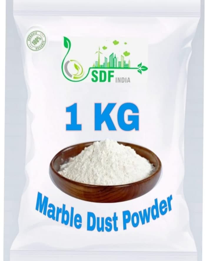 Pure White Marble Powder 1?kg ? Fine Calcium Carbonate Filler & Pigment for Art, Crafts, Paint, Plaster & DIY