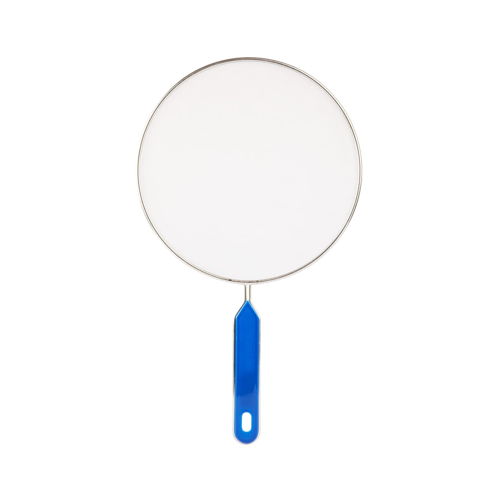 8 Inch Grease Splatter Screen Guard Stainless Steel Splash Screen Protector Guards with Handle Splash-Proof Frying Pan Mesh Pot Lid Cover for Kitchen Cooking Gadgets