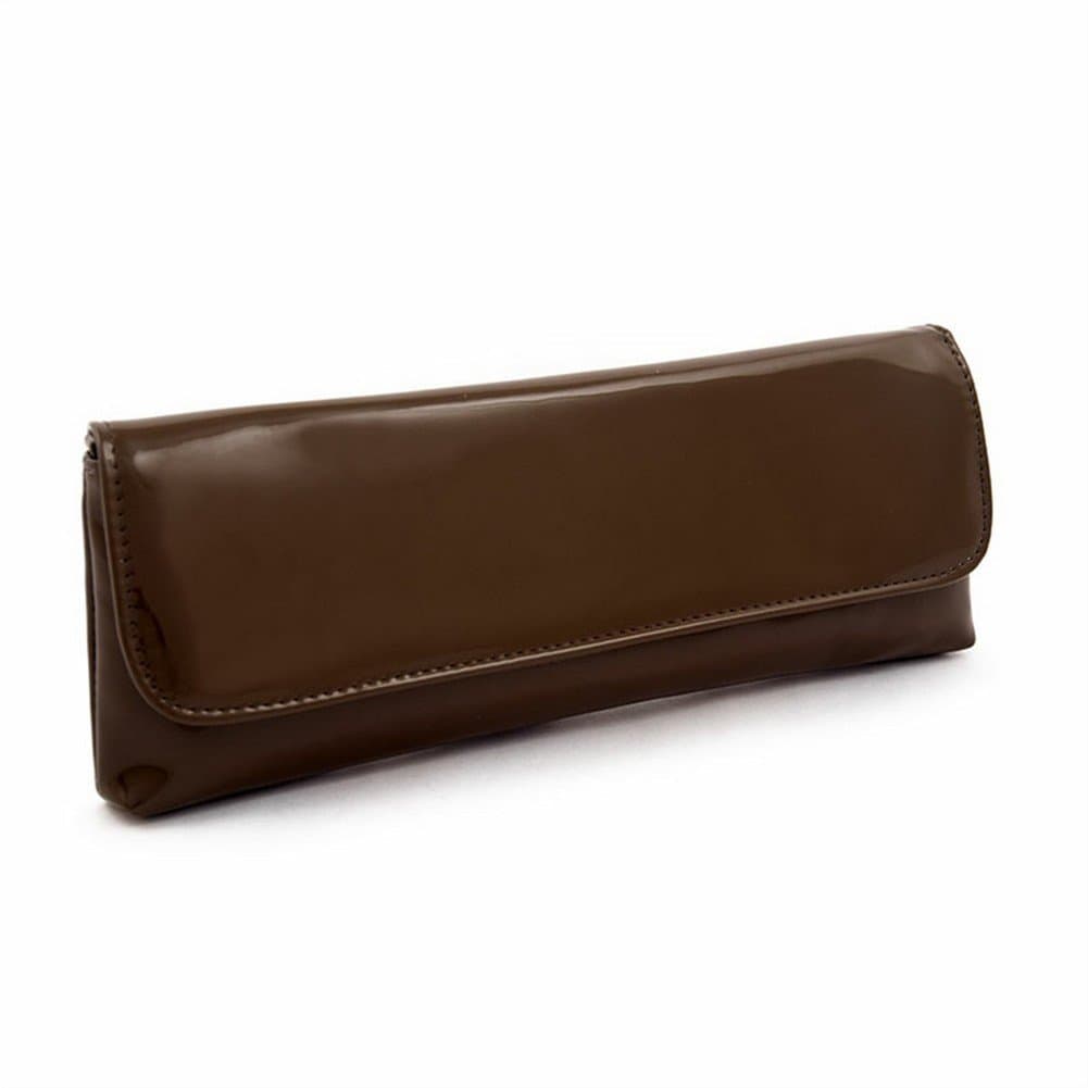 Borsa clutch, Artemia Cioccolato, in eco pelle lucida - ACACV070CIOCCOLATO