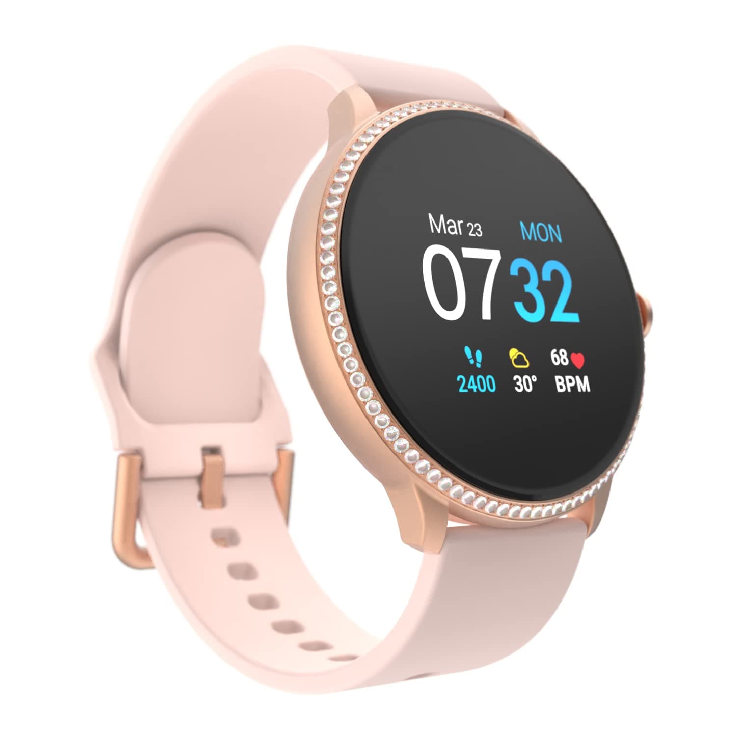 Sport 3 Smartwatch (with 24/7 Heart Rate Tracking, Step Counter, Notifications, Body Temperature Monitor)
