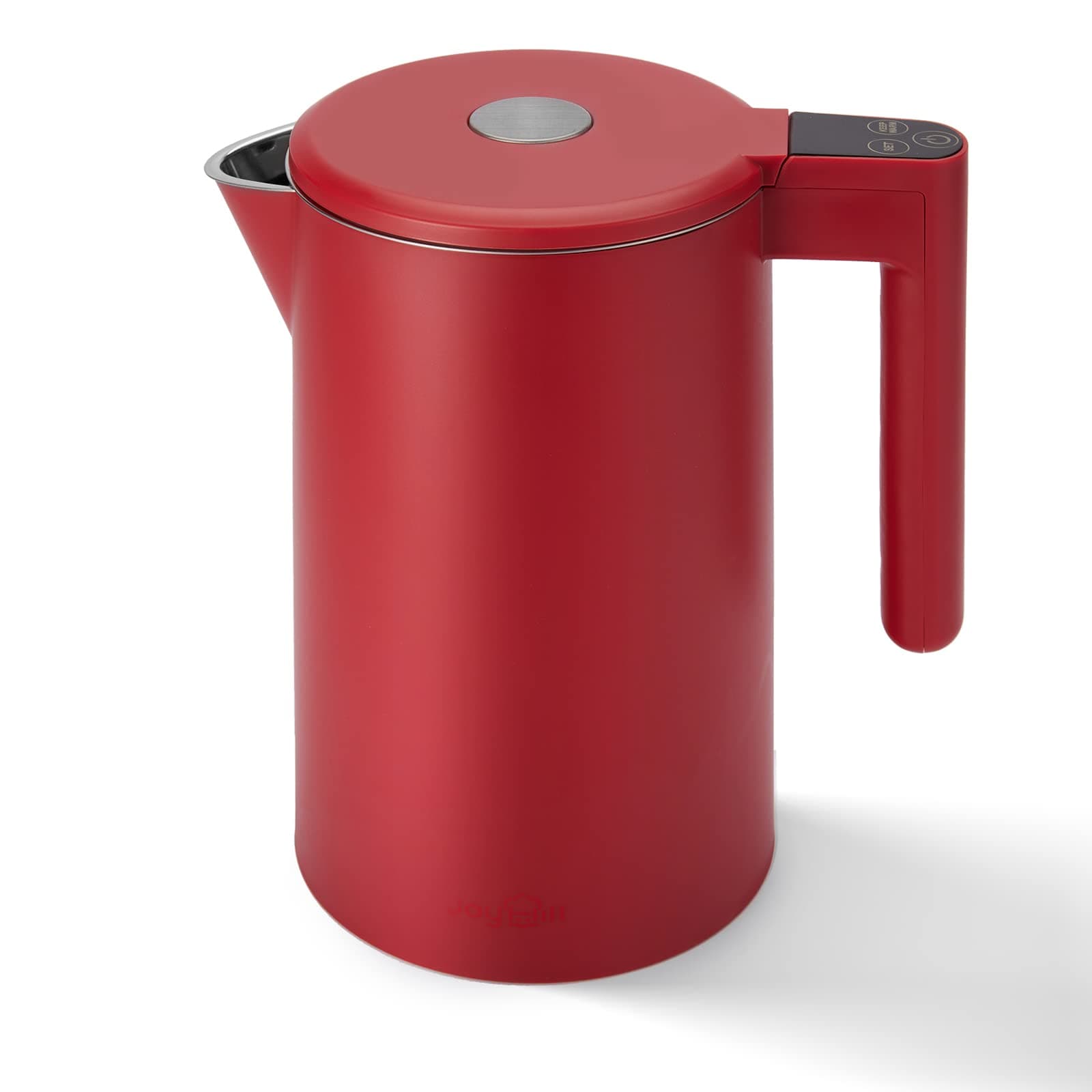 JOYHILL Electric Kettle Temperature Control,6 Variable Temperature Tea Kettle, Stainless Steel Interior with 12 Hours Keep Warm,1500W Hot Water Boiler with STRIX Thermostat and Boil-Dry Protection,Red