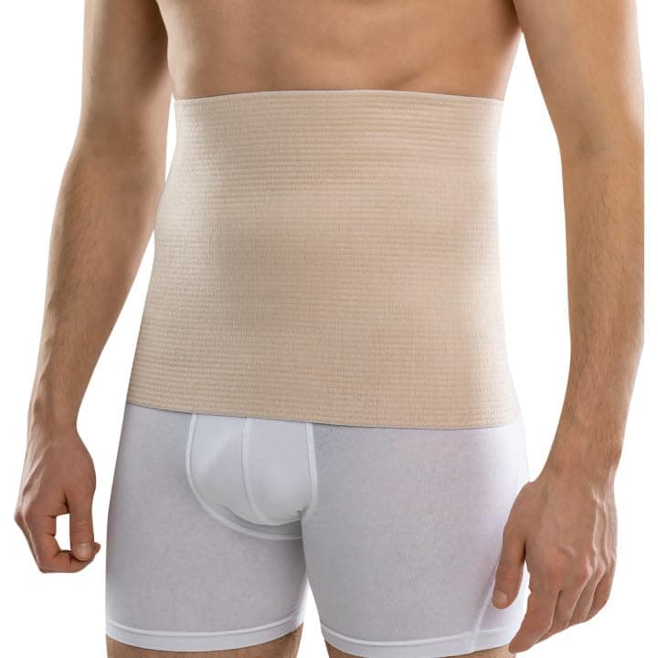 Wool and Cotton Elastic Medical Belt Extra - Warm and Reduce Pain in the Lumbar area (XXL)