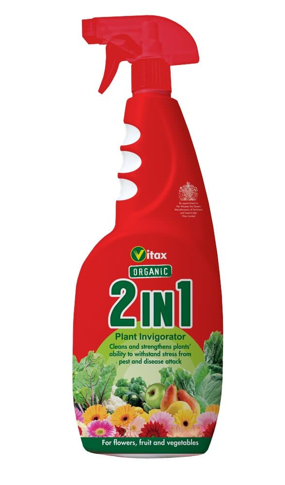 Vitax Organic 2 in 1 Plant Invigorator RTU Spray 750ml