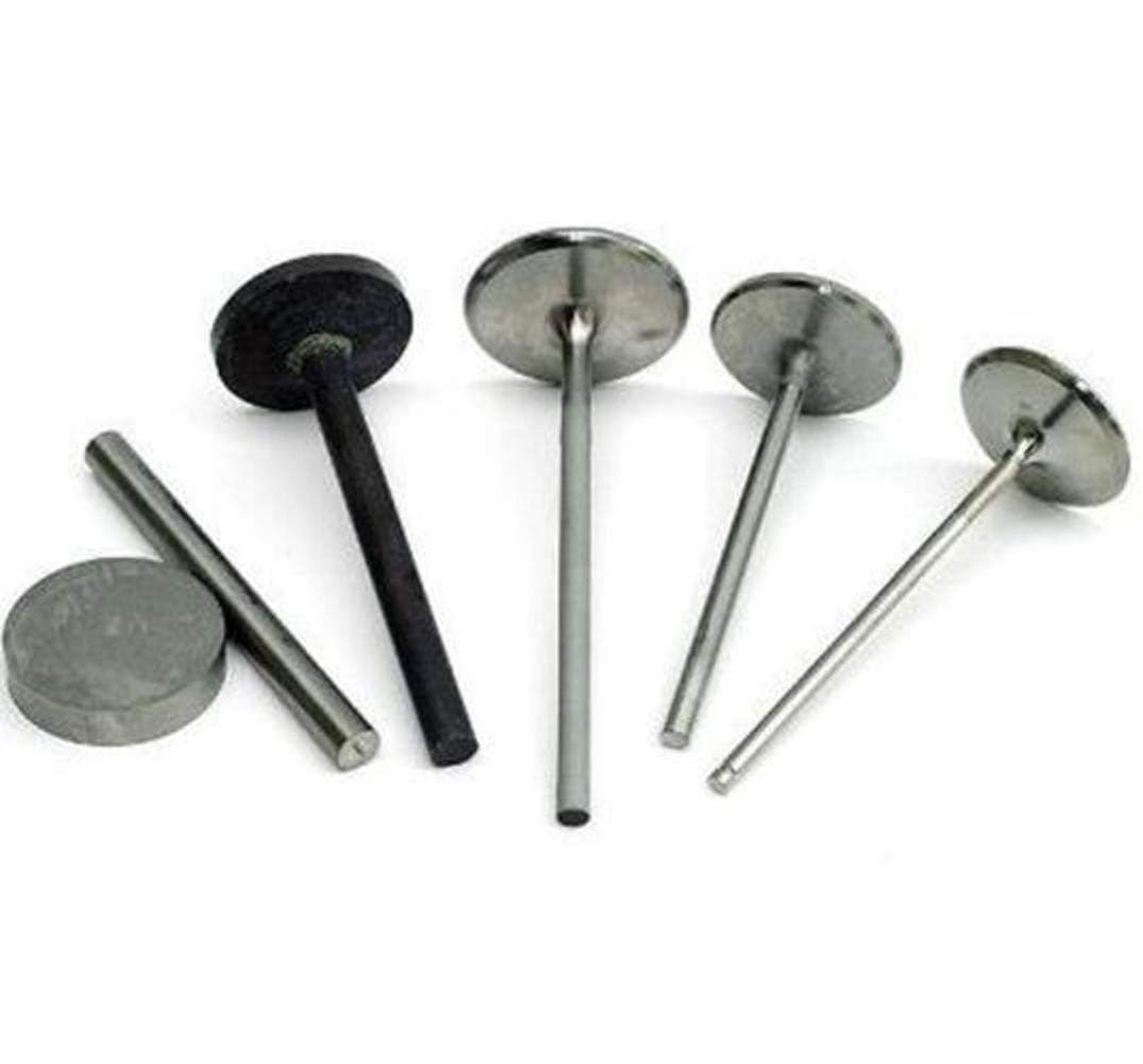 Del West Exhaust Valve - No Dish - Titanium DWCRF250REV10ND