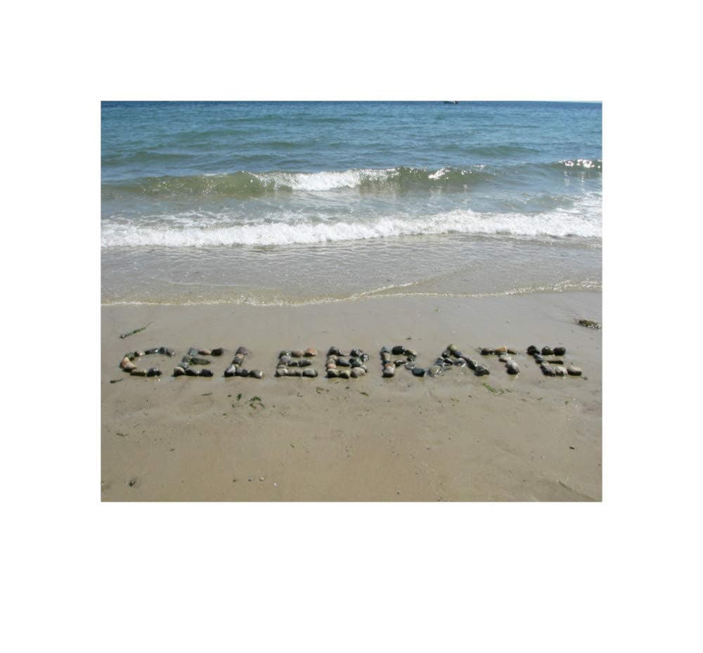 Coastal Photography Celebrate Beach Stones Photo Print