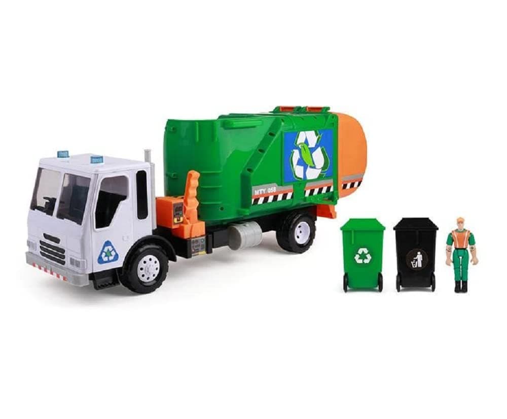 Mighty FleetCAMION DE BASURA, LUCES Y SONIDOS TITANES 57120 FUNRISE Toy Cars & Trucks, Multicoloured