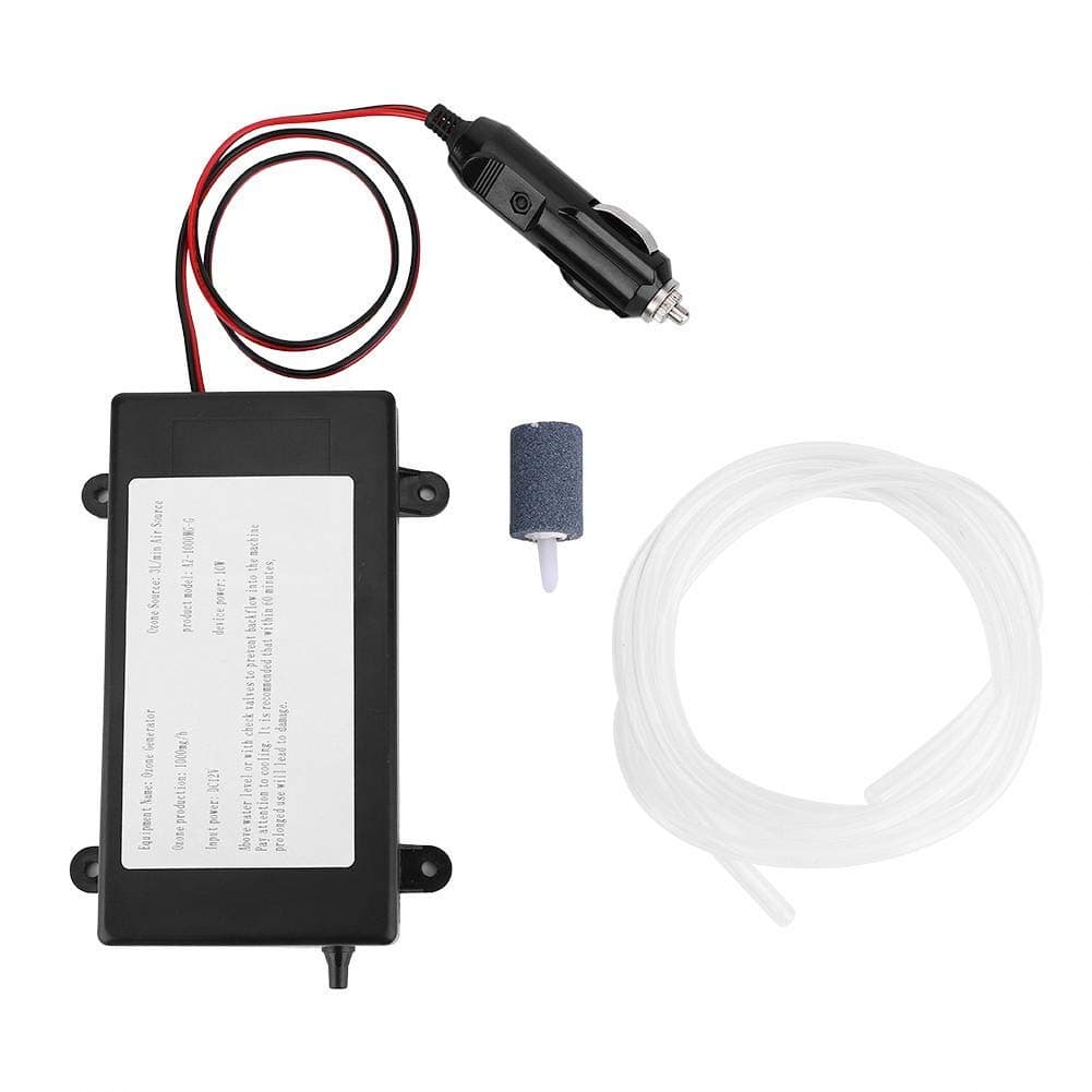 Sixrun Generator 10W DC12V 1000mg/h Odor Eliminating Air Freshing Ozonizer Car Portable Generator Air Purifier Deodorizer Sterilizer for Home and Car