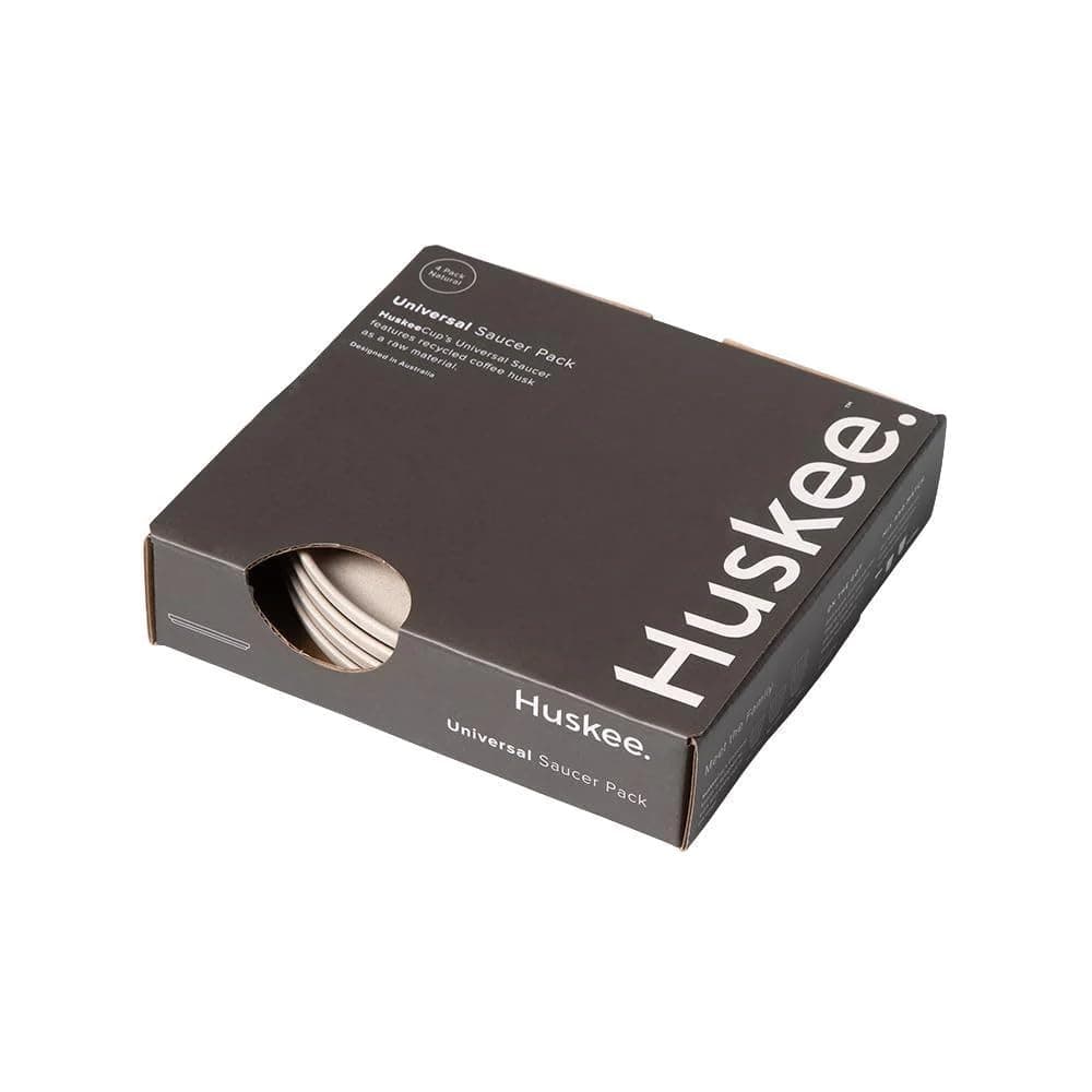 Huskee Cup Natural (Universal Saucers)