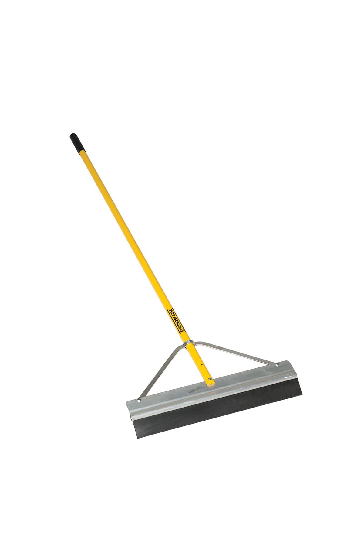 Midwest Rake S550 Professional Series Seal Coat Squeegee Powder-Coated Aluminum Cushion Gripped Handle (Various Sizes and Styles), 60" Rubber Blade Head, 66" Powder-Coated Aluminum Handle