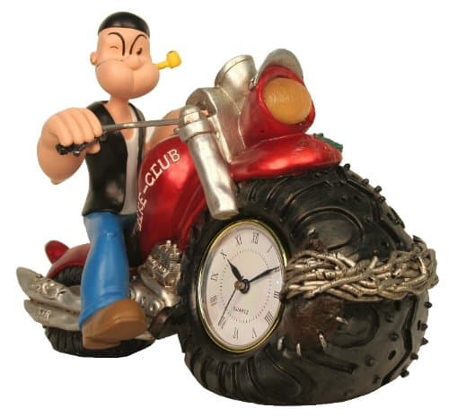 Popeye Clock Comic Chopper