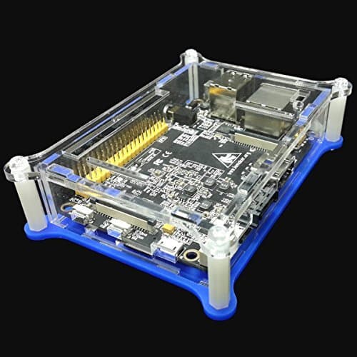 Eleduino Banana Pi Pro Clear Case Enclosure Box Blue With Heatsink Kit