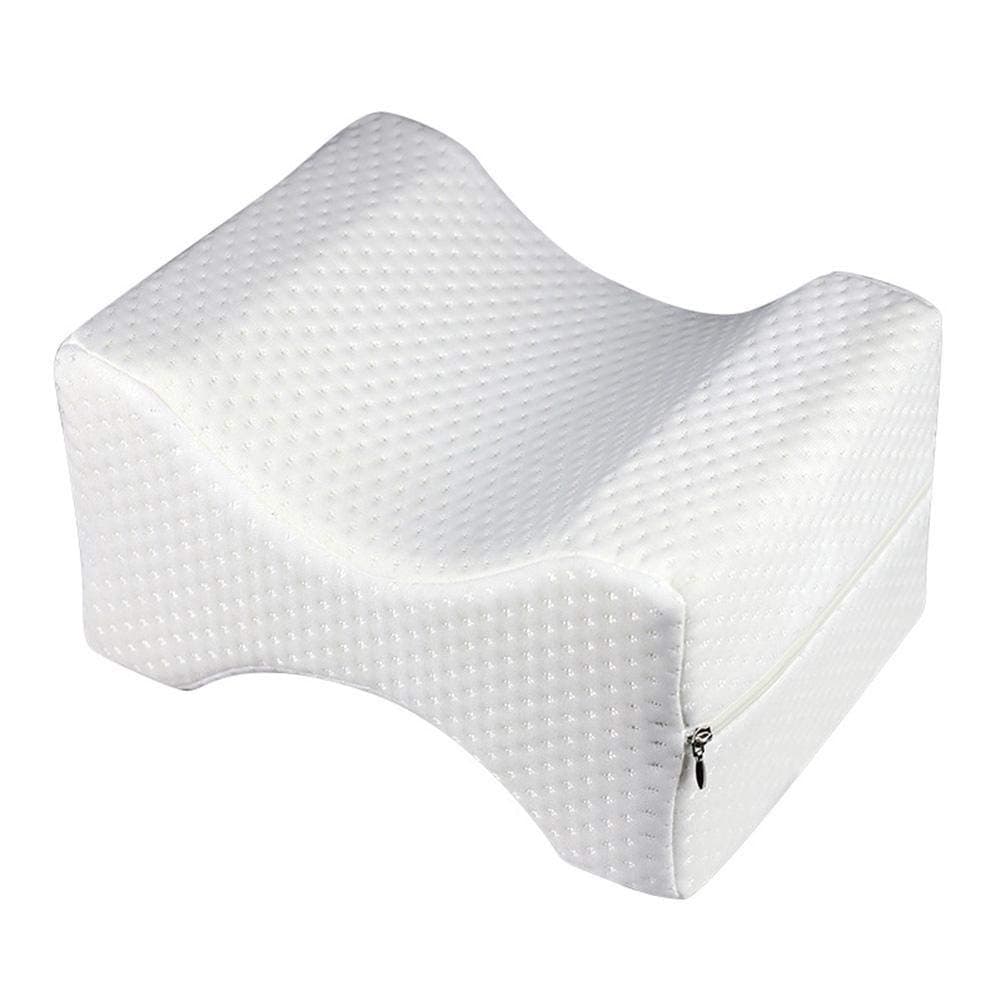 RESTBUY Orthopaedic Knee Support Pillow, Ergonomic Knee Support Cushion for Side Sleeper, Knee Pillow for Comfortable Sleeping, Pressure Relief Cushion, Gel Leg Pillow for Pain Relief